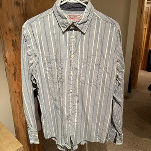 Men's Jeffrey Max Long-Sleeve Button-down Size L